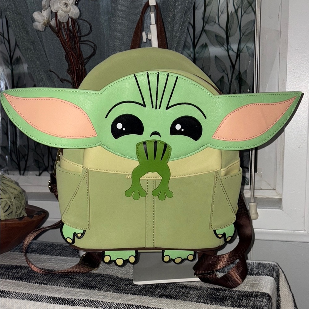 Loungefly Star Wars Baby Yoda Patterned Backpack